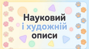 Наукові та художні описи