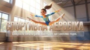 СПОРТИВНА АЕРОБІКА. Презентація+інфографіка