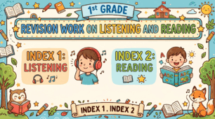 Summative assessment in listening and reading. 1st Grade. Index 1. Index 2