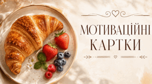 Мотиваційні картки у формі круасанів
