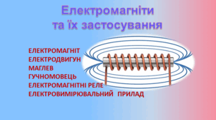 Презентація  "Електромагніти  та їх застосування"