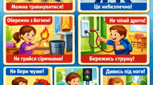 Постер  «Безпека в школі»