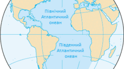 Робочий аркуш-інфографіка “Паспорт. Атлантичний океан”