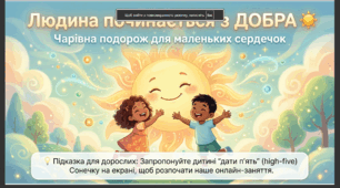 Презентація "Людина починається з добра." Соціум. Старша група.