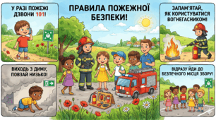 Пазл. Пожежна безпека.