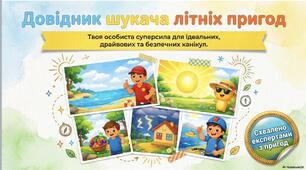 ЛІТНІ КАНІКУЛИ 2026💙💛 Безпечні літні канікули. Презентація ДОВІДНИК ШУКАЧА ЛІТНІХ ПРИГОД
