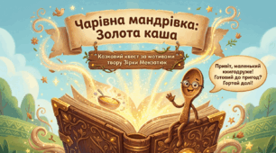 Презентація до уроку читання в 2 класі за Хрестоматією 1-2 класи за мотивами твору Зірки Мензатюк "Каша"-казковий квест.
