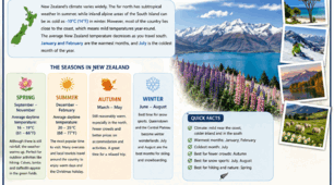 Reading Comprehension. Climate in New Zealand. 8 NUSH