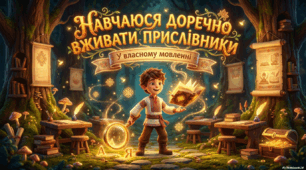 НАВЧАЮСЯ ДОРЕЧНО ВЖИВАТИ ПРИСЛІВНИКИ У ВЛАСНОМУ МОВЛЕННІ.(Вашуленко М. С. " Українська мова та читання".,Ч.1.,ст.165 - 166)