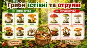 «Гриби їстівні та отруйні. Правила збирання грибів. Вирощування грибів у промислових масштабах. Використання грибів у різних галузях промисловості»