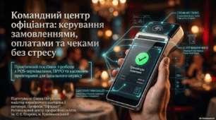 Цифрові системи в роботі офіціанта: POS-термінал, чековий принтер, планшети та сучасні технології обслуговування»