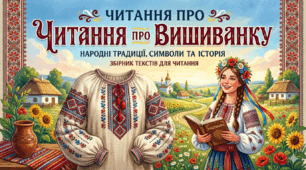 Тексти для читання до Дня Вишиванки. Читання для себе.