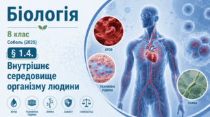 Внутрішнє середовище організму людини. 8 клас НУШ