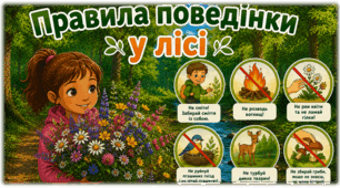 Розвиток мовлення "Правила поведінки у лісі"