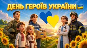 🇺🇦 НОВИНКА ДО ДНЯ ГЕРОЇВ УКРАЇНИ! 🇺🇦 День Героїв України. 23 травня. Презентація + Постер+ Листівка