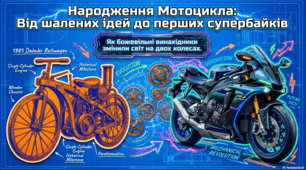Історія та витоки перших мотоциклів світу