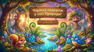 Підсумкового заняття з природи "Чарівна подорож у світ природи":