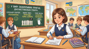 Діагностувальна робота із зарубіжної літератури для 5 класу (НУШ). Тема: «У вирі захоплюючих пригод» (ГР 4) – 2 ВАРІАНТИ!
