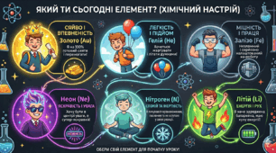 Налаштування на урок хімії, перевірка настрою учнів  "Який ти...." хімічні теми