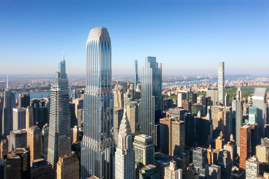 SOM supertall skyscraper next to Grand Central advances