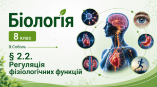 Регуляція фізіологічних функцій. 8 клас НУШ