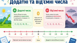 Додатні та від’ємні числа
