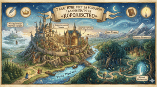 7 клас НУШ Тест за романом Галини Пагутяк «Королівство»