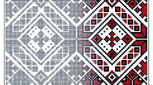 Унікальна розмальовка за номерами «Мозаїка роду» (серія «Код української вишивки»). Складний рівень — «Таємниці вишивки»