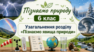Узагальнення розділу «Пізнаємо явища природи». 
