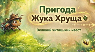 📚 Квест-презентація з читання (1–2 клас) 🪲 Тема: Пригода жука Хруща