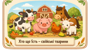 Проєкт "Хто що їсть — свійські тварини"