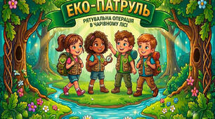 Відкрите заняття-квест з екології «Еко-патруль: Рятувальна операція в чарівному лісі»