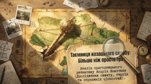 Мультимедійна презентація до уроку української літератури «Таємниця козацького скарбу: Більше ніж просто гра» (За повістю А. Кокотюхи, 6 клас НУШ).