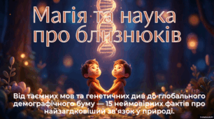 Цікаві факти про  близнюків