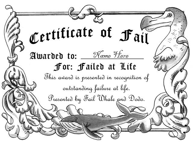 Failed At Life Award | Che Gilson