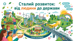 Сталий розвиток: від людини до держави.