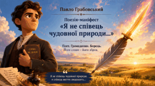 Тема уроку Павло Грабовський «Я не співець чудовної природи…». Поезія-маніфест про силу слова, правду життя та роль поета у суспільстві. Реалізм як чесний погляд на дійсність.