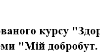 Підсумкова робота з інтегрованого курсу "Здоров'я, безпека та добробут" 5 клас НУШ з теми "Мій добробут. Я серед людей"