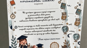 Диплом випускникам початкової школи