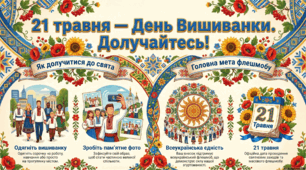 21 травня -  День вишиванки