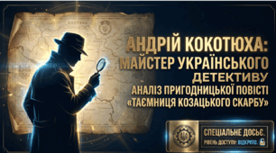 Мультимедійна презентація «Таємниця козацького скарбу: Аналіз пригодницької повісті Андрія Кокотюхи» (8 клас, НУШ).