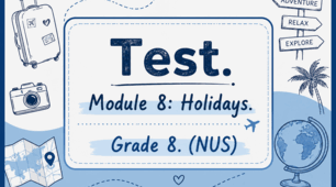 Test. Module 8: Holidays. Grade 8. (NUS)