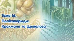 Тема 16. Полісахариди: Крохмаль та Целюлоза