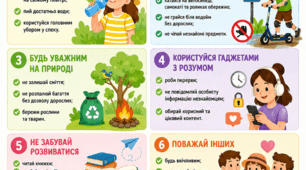ПАМ’ЯТКА НА ЛІТНІ КАНІКУЛИ.   (1-6  кл)