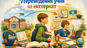 Наказ про переведення учня 6 класу на індивідуальну форму навчання (екстернат)