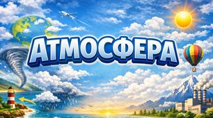 Атмосфера: навчальний матеріал для діагностики знань з географії (6 клас).