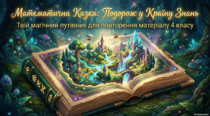 Математика 4 клас урок 167  Листопад  Узагальнення і систематизація знань.  День казки