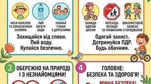 Безпечні літні канікули
