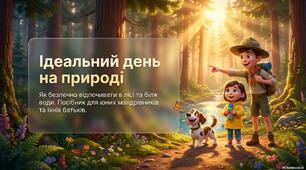 Безпечний відпочинок у лісі та на природі | Важливі правила для дітей
