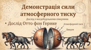 Презентація на тему "Демонстрація сили атмосферного тиску "